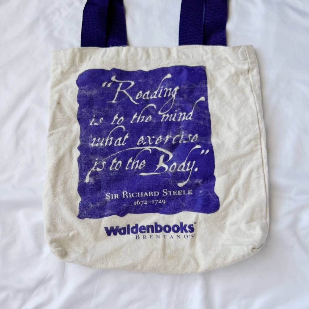 Vintage Waldenbooks Brentano’s Tote Bag